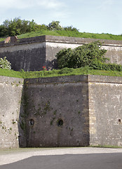 Image showing historic stone walls