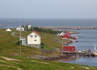 Image showing Fishing village