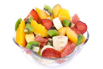 Image showing Fresh Fruit Salad in the bowl 