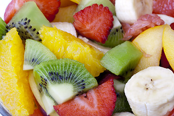 Image showing Fresh Fruit Salad background