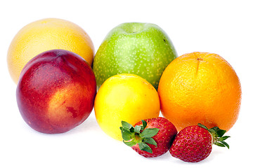 Image showing Fresh Fruit background