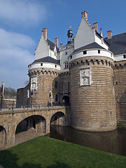 Image showing Castle of the Dukes of Brittany, Nantes, France.