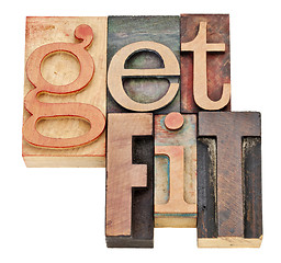 Image showing get fit - motivation concept