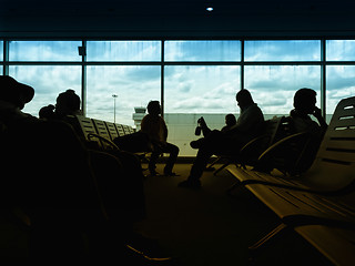 Image showing Waiting for Flight