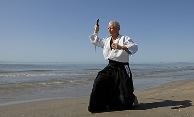 Image showing training of Aikido