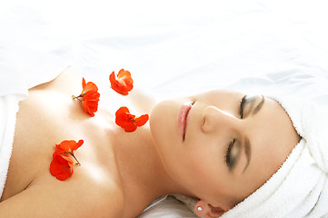 Image showing red petals spa #3