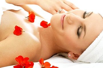 Image showing red petals spa #4