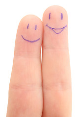 Image showing fingers couple