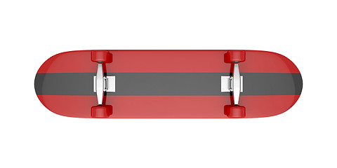 Image showing Skateboard isolated on white