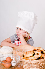 Image showing girl chef