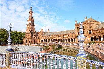 Image showing Plaza de Espana, Seville