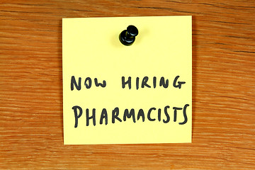 Image showing Pharmacist job