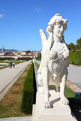 Image showing Belvedere gardens