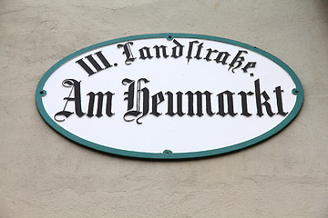 Image showing Vienna sign