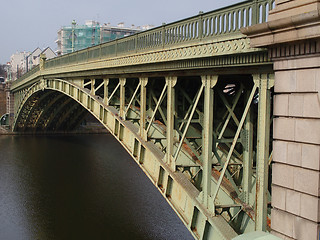 Image showing Forged steel arch bridge