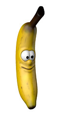 Image showing smiling banana