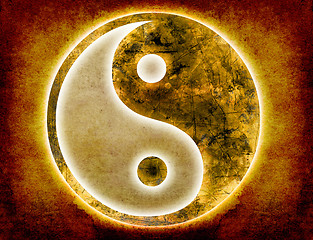 Image showing yin and yang background