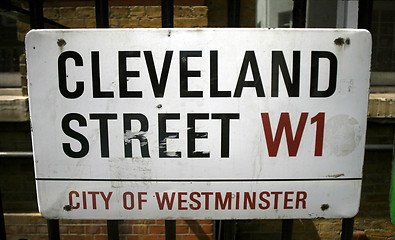 Image showing Cleveland Street W1