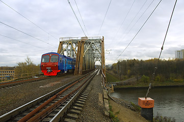 Image showing Modern electric train