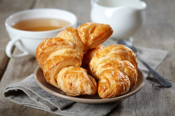 Image showing fresh baked croissants