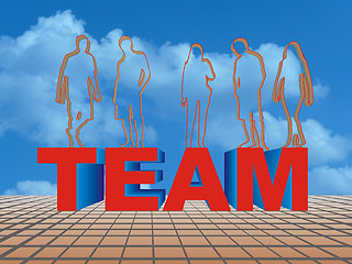 Image showing Team of the text