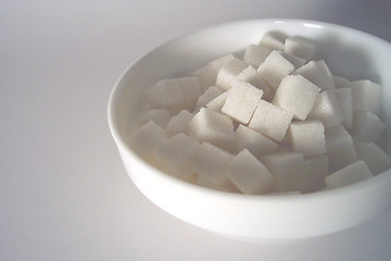 Image showing bowl of sugar