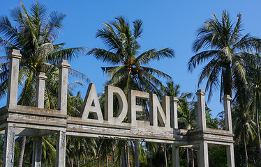 Image showing Adeni paradise with palm