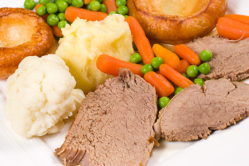 Image showing Sunday lunch