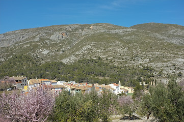 Image showing Costa Blanca mountain village