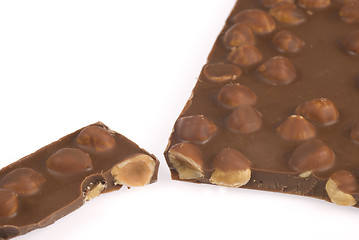 Image showing Hazelnut chocolate bar