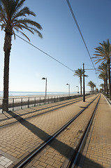 Image showing Tram track