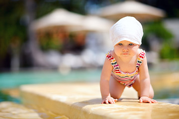 Image showing Baby on vacation