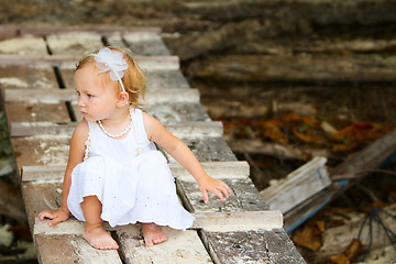 Image showing Girl outdoors