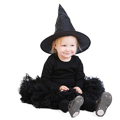 Image showing Halloween little witch