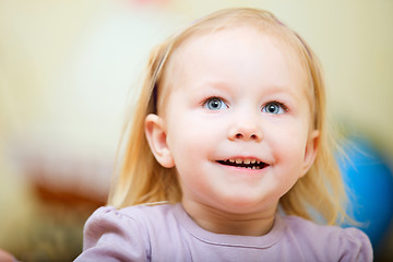 Image showing Adorable toddler girl