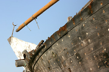 Image showing Abandoned dhow