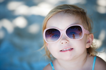 Image showing Adorable toddler girl