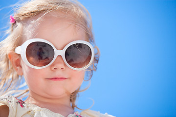 Image showing Adorable girl summer portrait