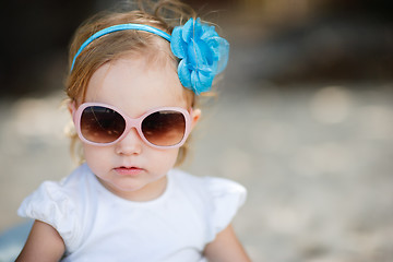 Image showing Adorable toddler girl