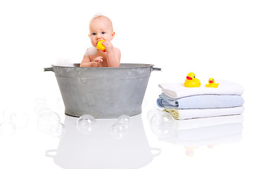 Image showing Bath Time