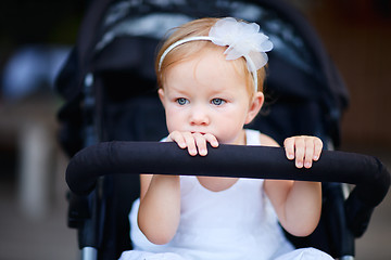 Image showing Little girl on vacation