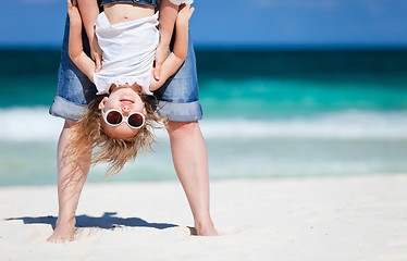 Image showing Beach fun