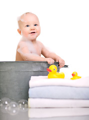 Image showing Bath Time