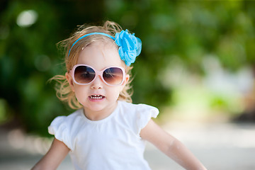 Image showing Adorable toddler girl