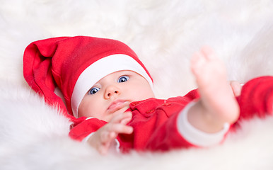 Image showing Baby Santa