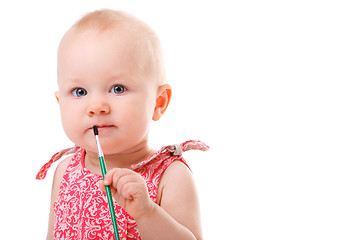 Image showing Adorable Baby Girl