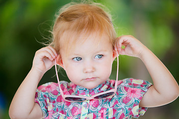 Image showing Adorable toddler girl