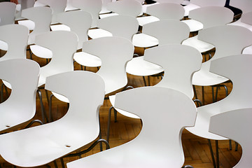 Image showing Chairs in hall