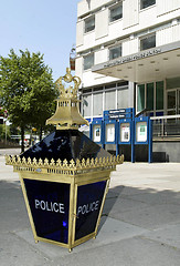 Image showing Police Blue Lamp