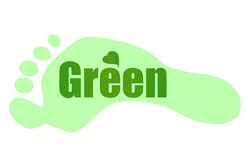 Image showing Green Footprint